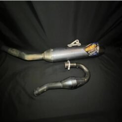 FMF Factory 4.1 Ti Exhaust Muffler Anodized and Header - Kawasaki KX450F 2012-2015 Complete
