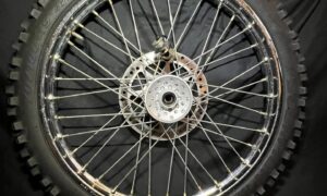 03-22 OEM YAMAHA TTR125L TTR 125 LE - FRONT Big Wheel 19” Rim (1.40) Brake Rotor