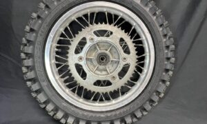 03 - 08 KLX125 DRZ125 OEM REAR WHEEL 90/100-14 ASSEMBLY HUB RIM ROTOR SPROKET