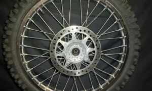 03-22 OEM YAMAHA TTR125L TTR 125 LE - FRONT Big Wheel 19” Rim (1.40) Brake Rotor