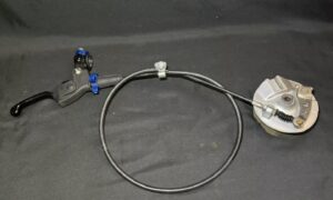 Full Mod 2020 Kawasaki KLX110 OEM Front Brake Assembly With After Market Perch