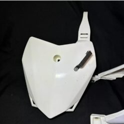 White Kawasaki Plastic Kit for Kawasaki: KLX110 (2010-2021), KLX110L KLX110R RL