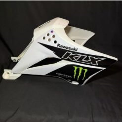 White Kawasaki Plastic Kit for Kawasaki: KLX110 (2010-2021), KLX110L KLX110R RL