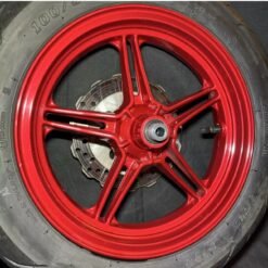 2023 Kawasaki BR125 Front Wheel Rim Tire Z125 17-23 Red 41073-0674-63D 2023 Kawasaki BR125 Front Wheel Rim Tire Z125 17-23 Red 41073-0674-63D