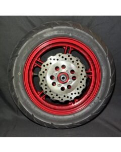 2023 Kawasaki BR125 Front Wheel Rim Tire Z125 17-23 Red 41073-0674-63D