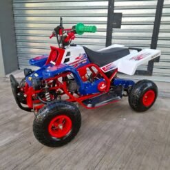 50cc Kids Mini Banshee ATV Mini Banshee ATV suspension system close-up
