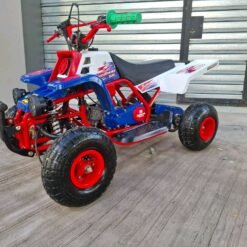50cc Kids Mini Banshee ATV Mini Banshee ATV suspension system close-up