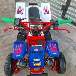 50cc Kids Mini Banshee ATV Mini Banshee ATV suspension system close-up