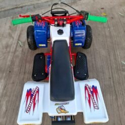 50cc Kids Mini Banshee ATV Mini Banshee ATV suspension system close-up